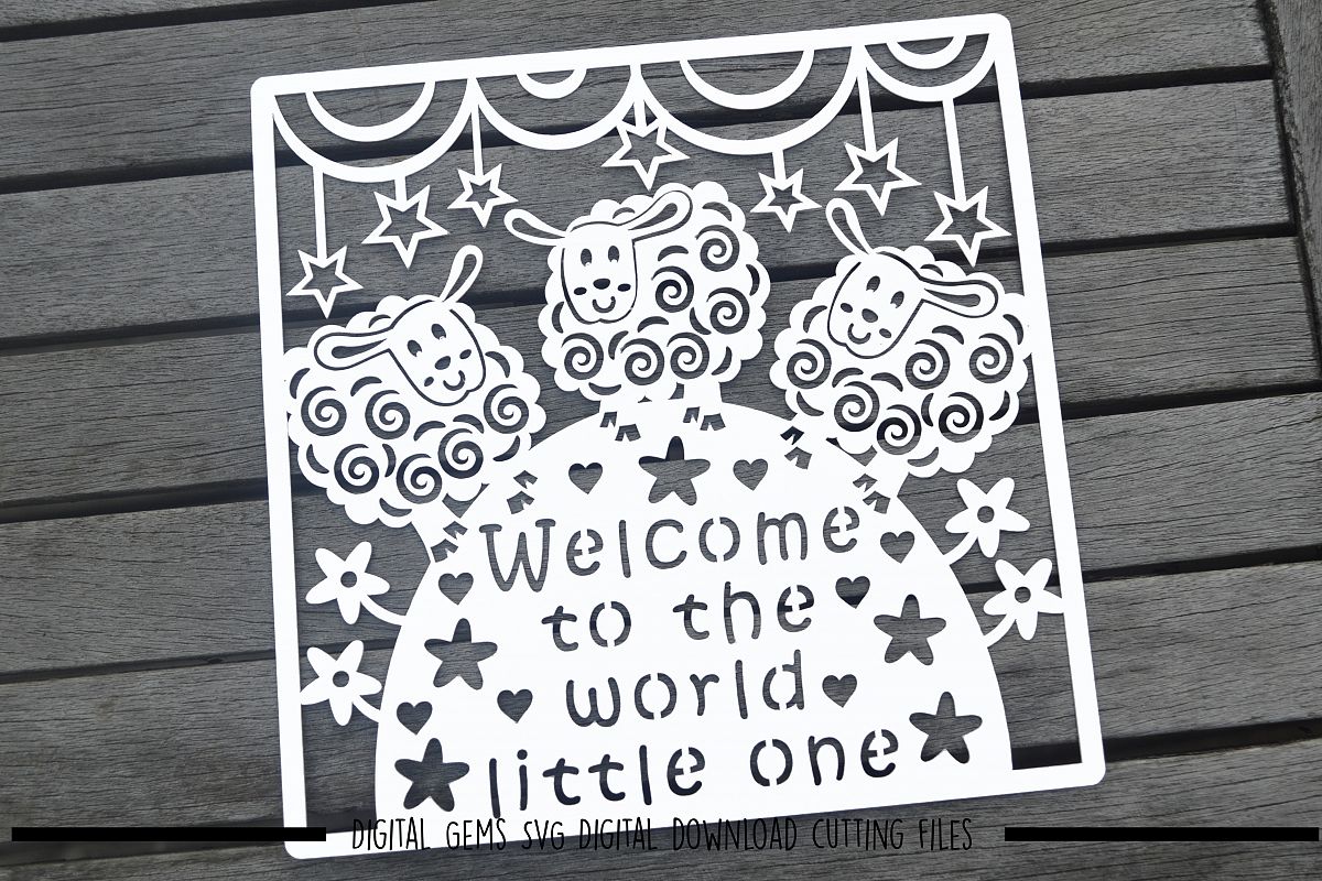 New Baby Card Svg