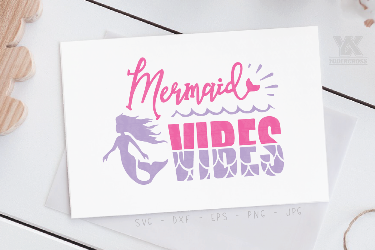 Mermaid Vibes SVG example image 1