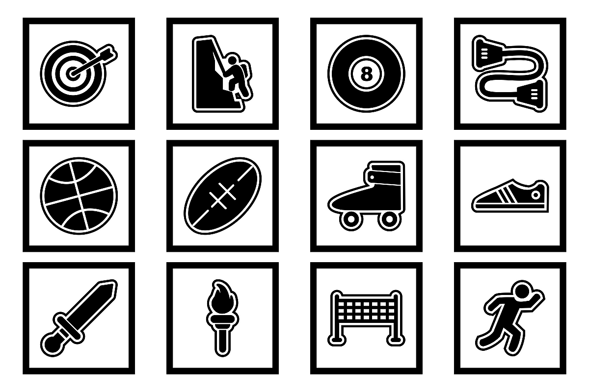 Set Of Sports And Game Icons example image 1
