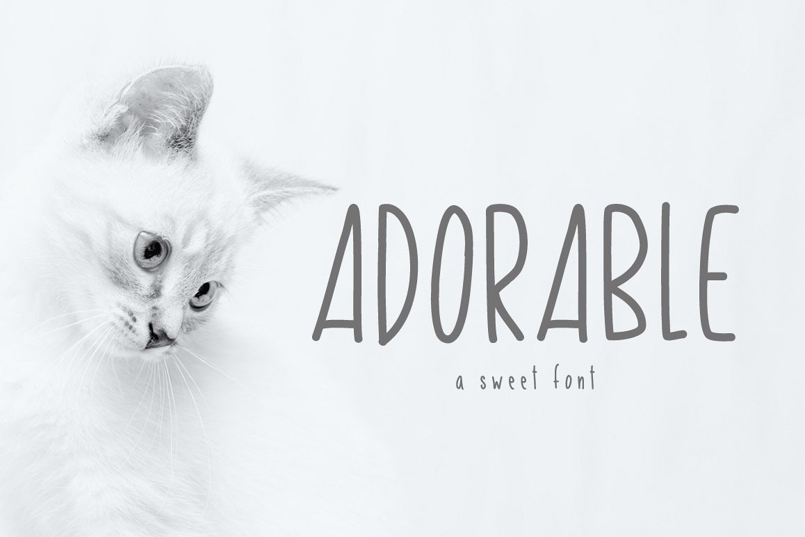 Adorable Skinny Font example image 1