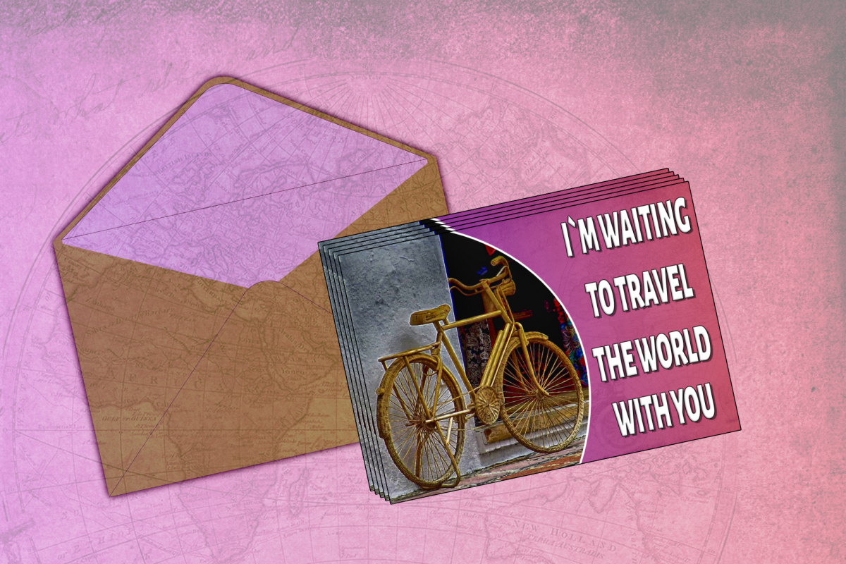 I am Waiting To Travel The World With You - Postcard example image 1
