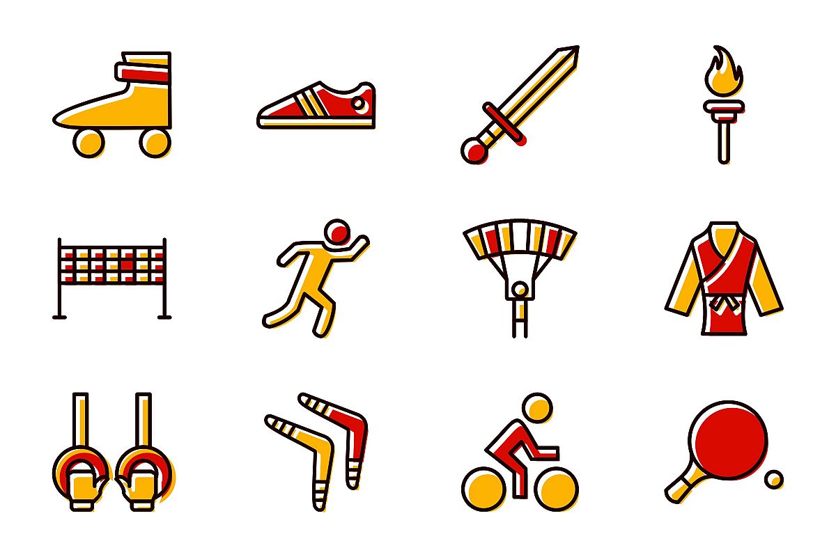 Set Of Sports And Game Icons example image 1