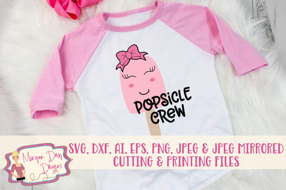 Popsicle Crew - Summer - Kids SVG, DXF, AI, EPS, PNG, JPEG example image 1