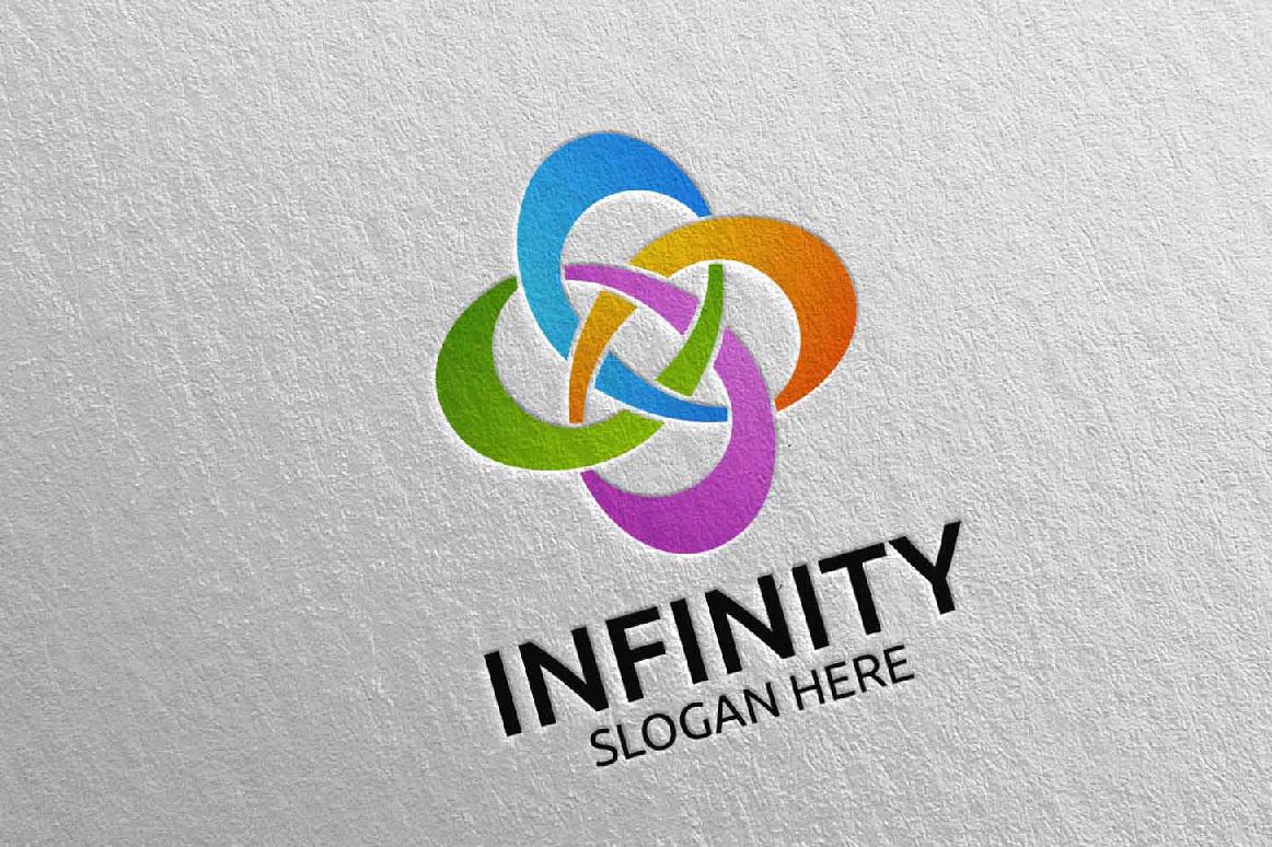 Infinity loop logo Design 18 example image 1