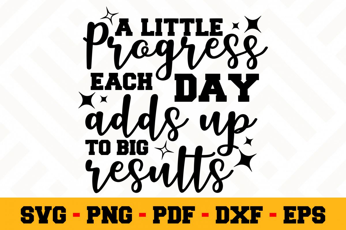 Motivation SVG Design n505 | Motivational Quote SVG File example image 1