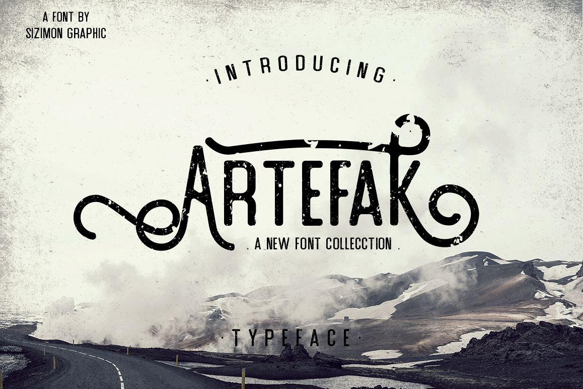 Artefak Typeface + Extras example image 1