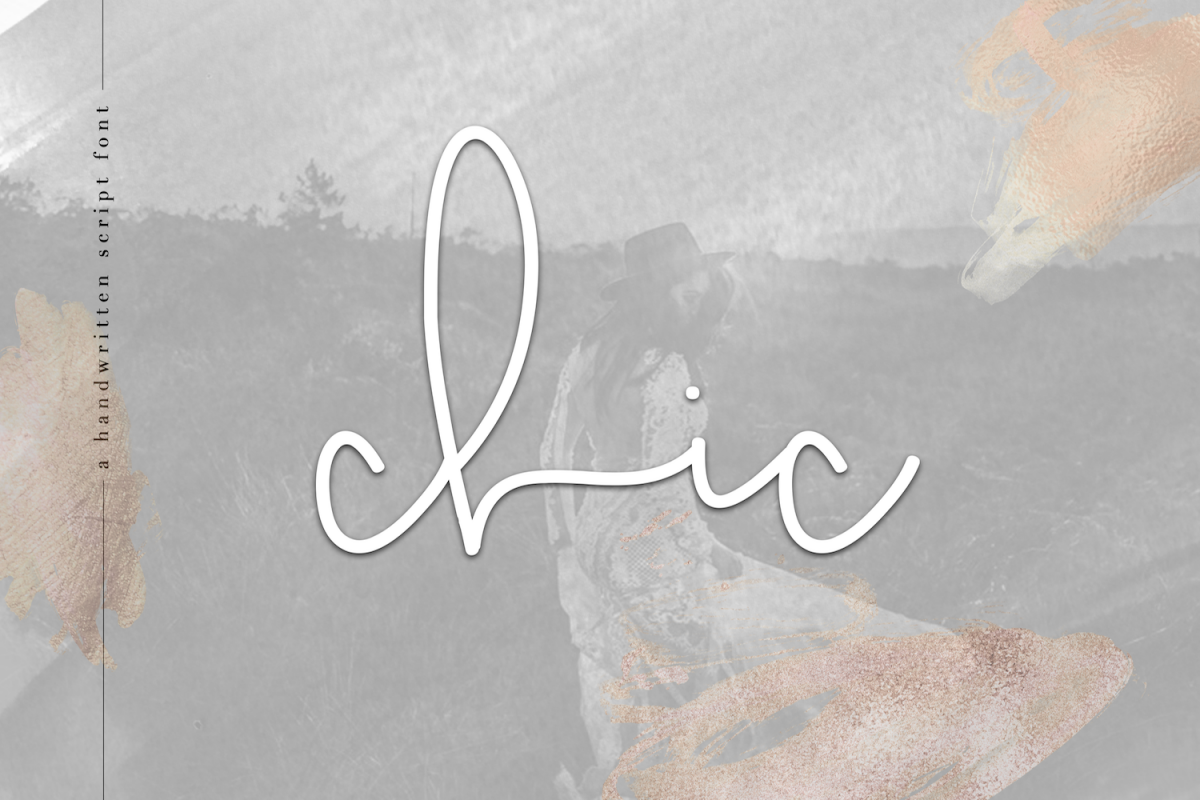 Chic - Handwritten Script Font example image 1