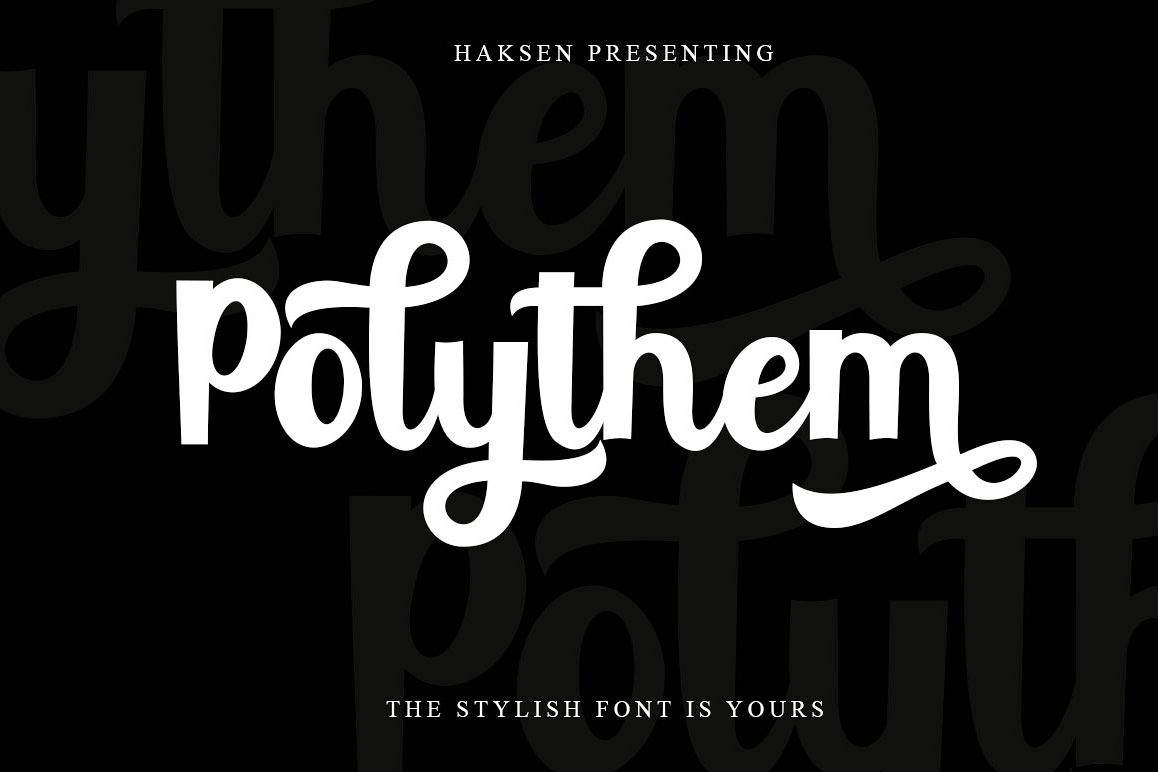 Polythem Bold Classy example image 1
