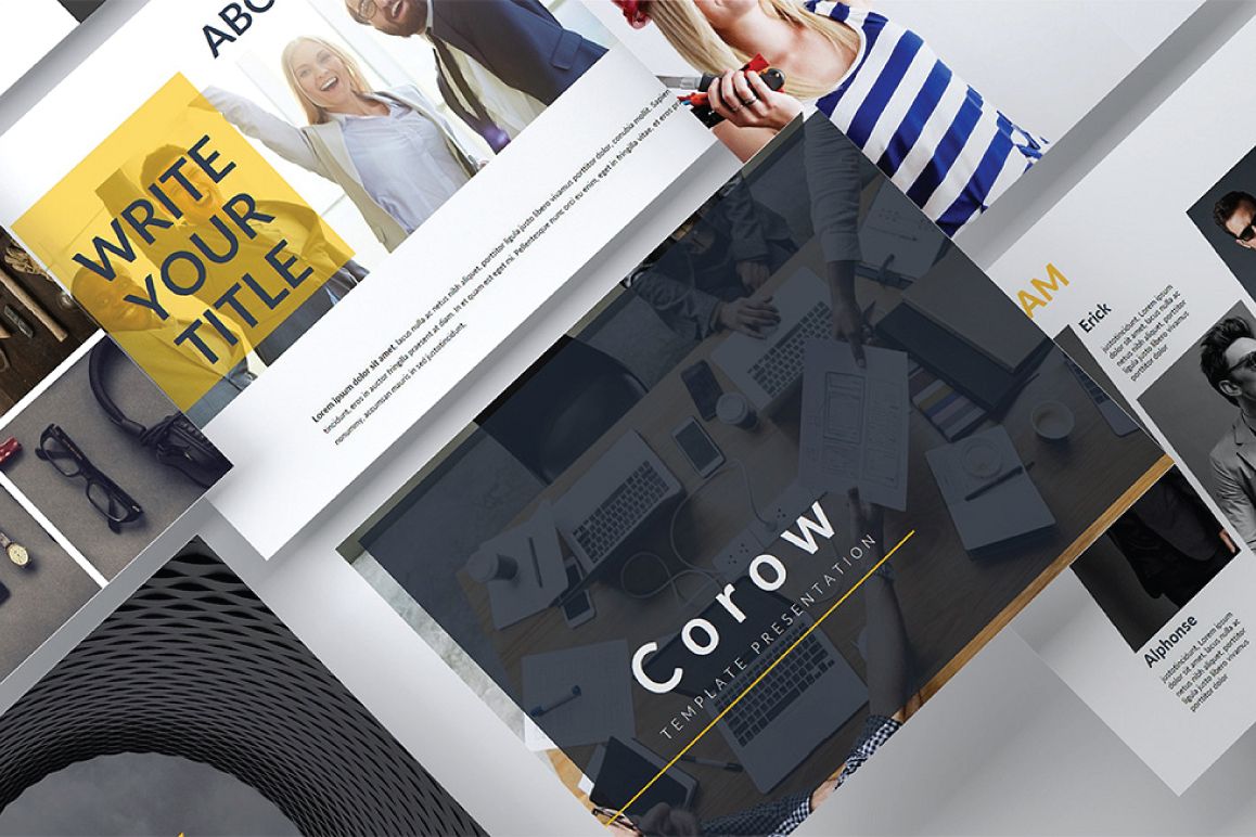 Corow Keynote Template example image 1