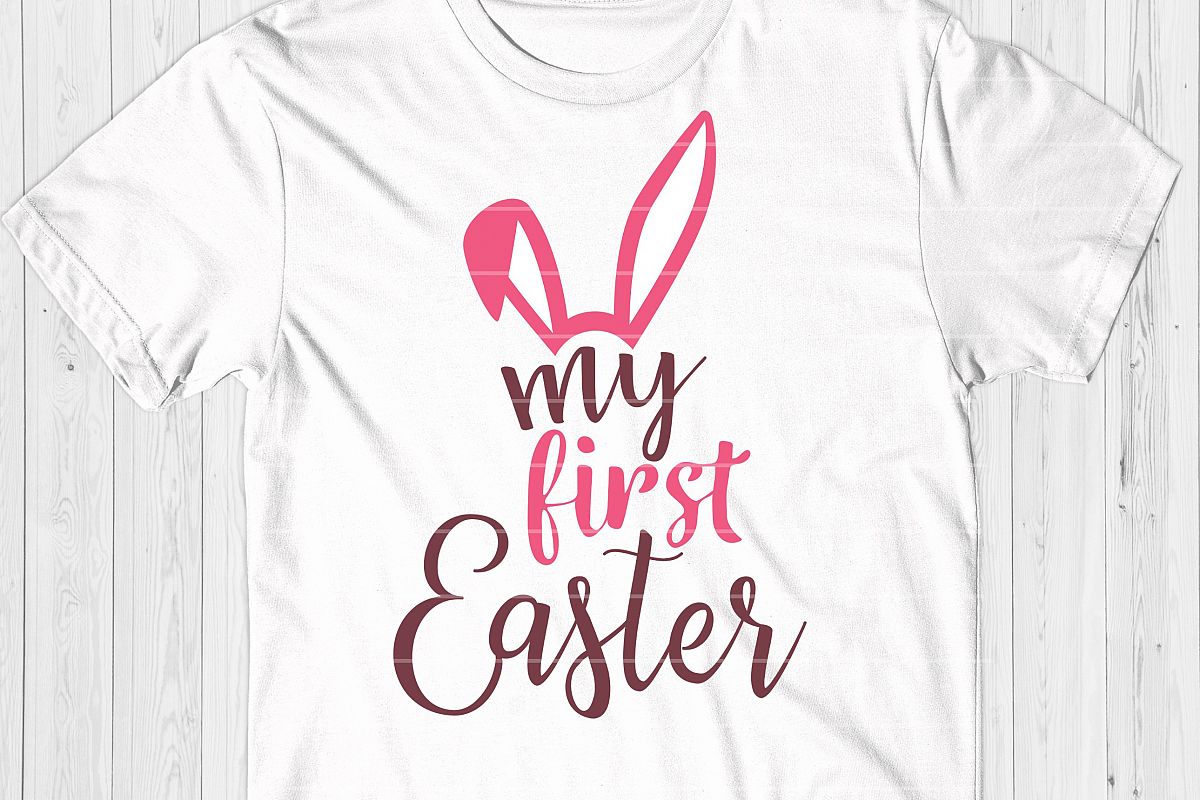 My First Easter SVG Cut File example image 1