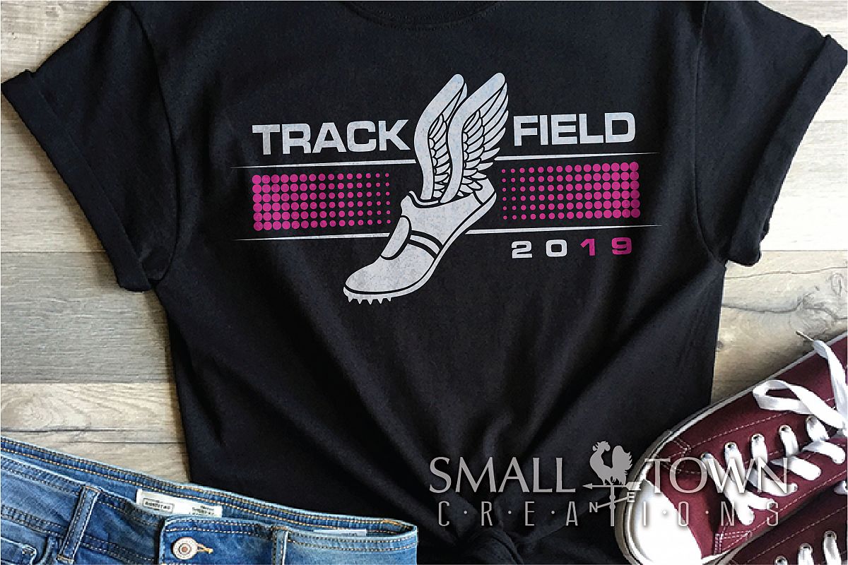Track and Field, Team sport, Track logo, PRINT, CUT, DESIGN example image 1