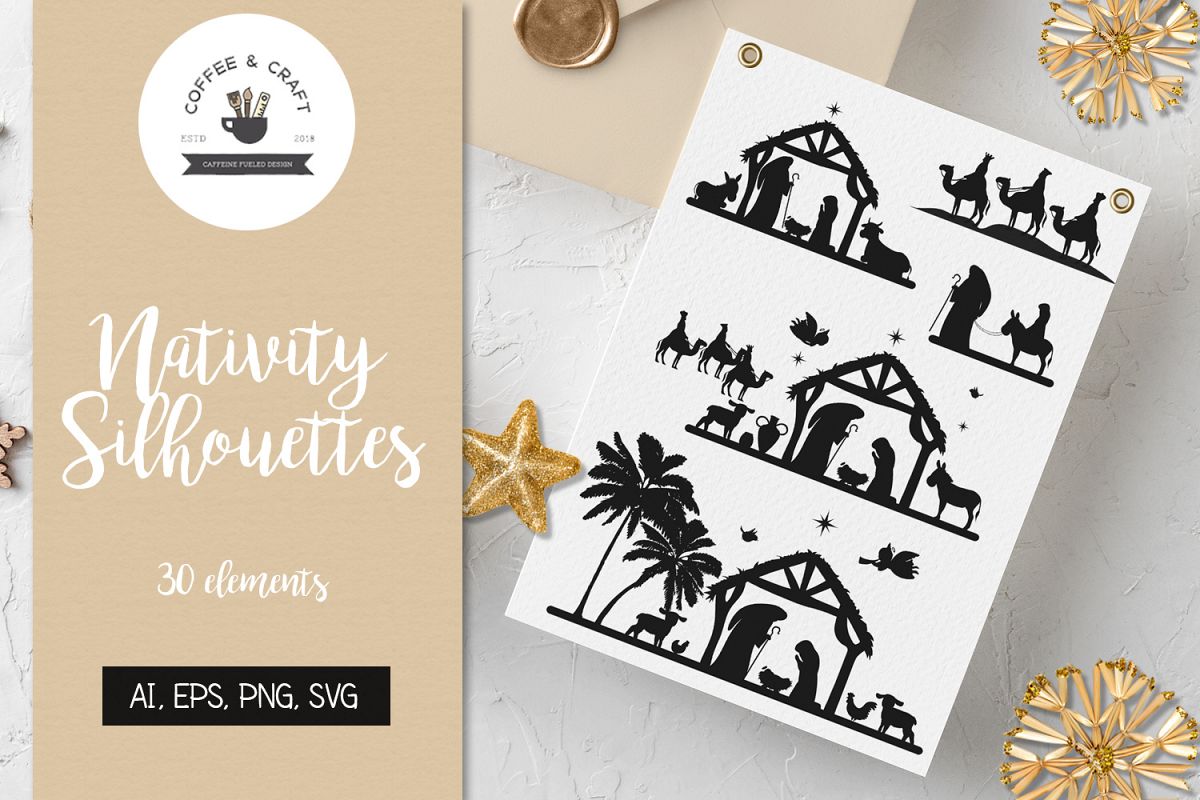 Nativity Silhouettes example image 1