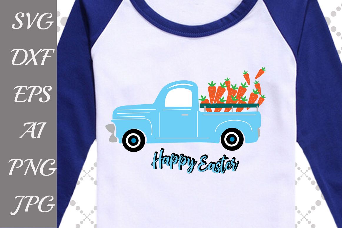 Easter Truck Svg example image 1