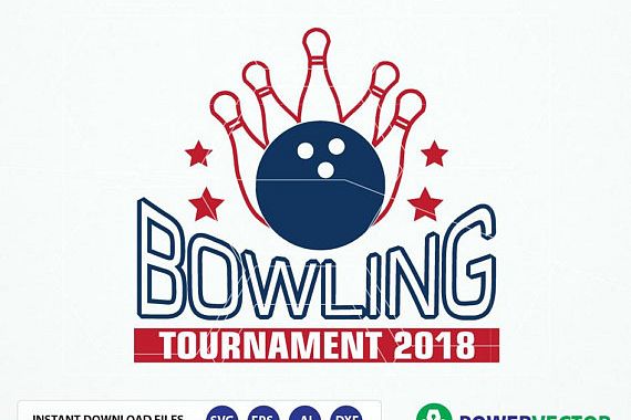 Bowling tournament svg. Bowling team svg, dxf, png, eps ...