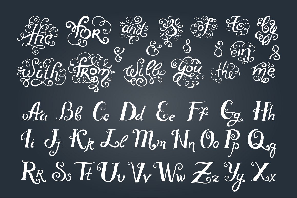 handwritten-calligraphy-font-with-elegant-ampersands