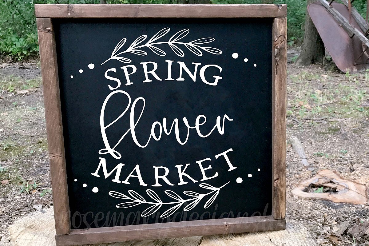 Spring Flower Market SVG example image 1