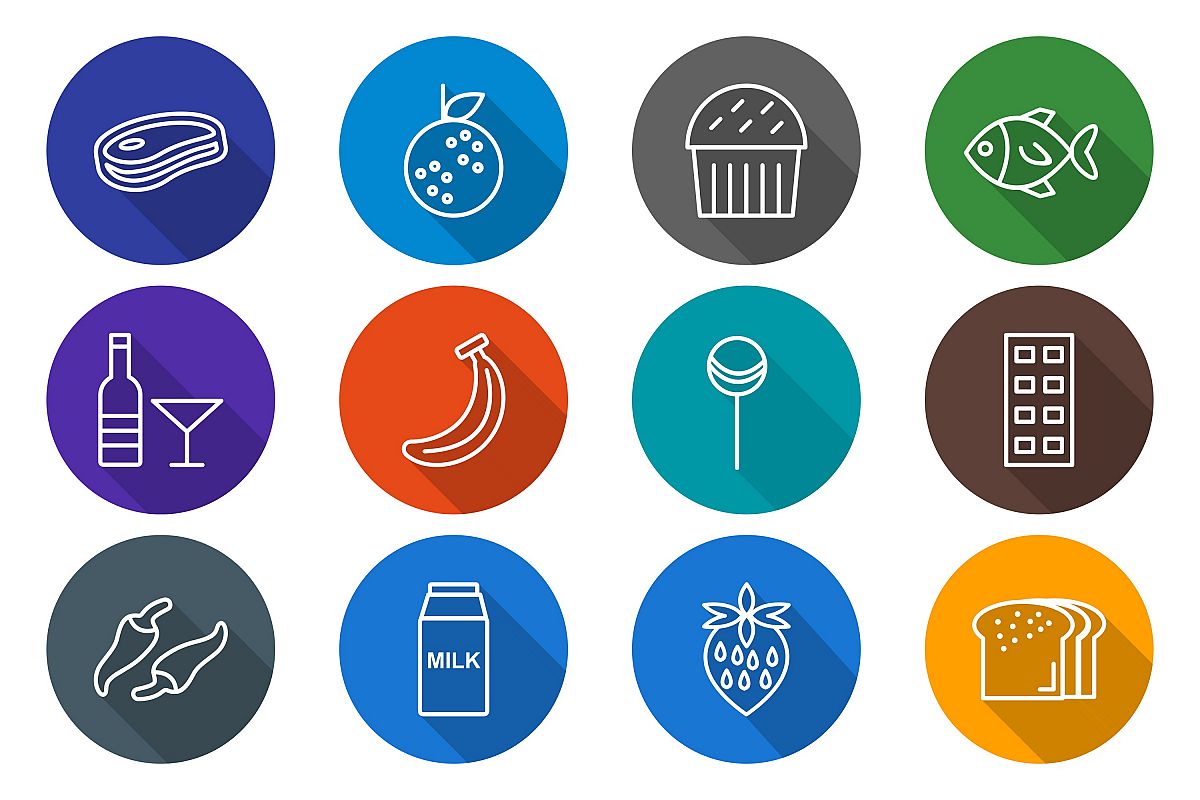 Set Of Food Icons example image 1