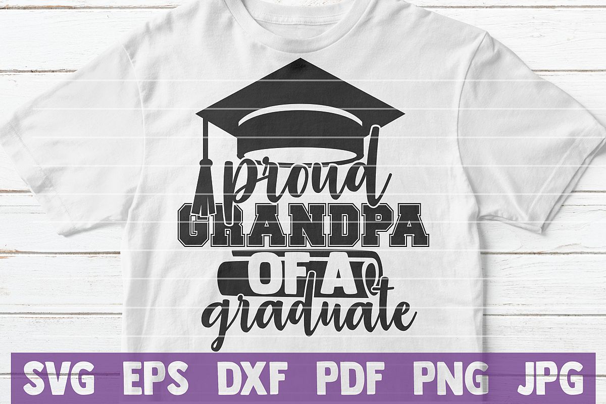 Proud Grandpa of a Graduate SVG cut file example image 1