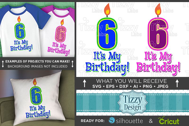 6th Birthday Svg - Its My Birthday SVG Birthday Shirt - 1033 example image 1