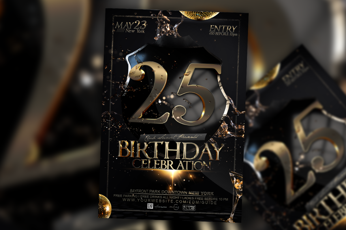 Birthday Bash Flyer example image 1