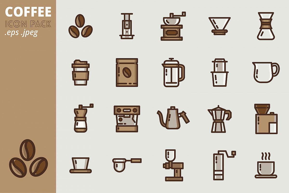 Coffee Icon Pack example image 1