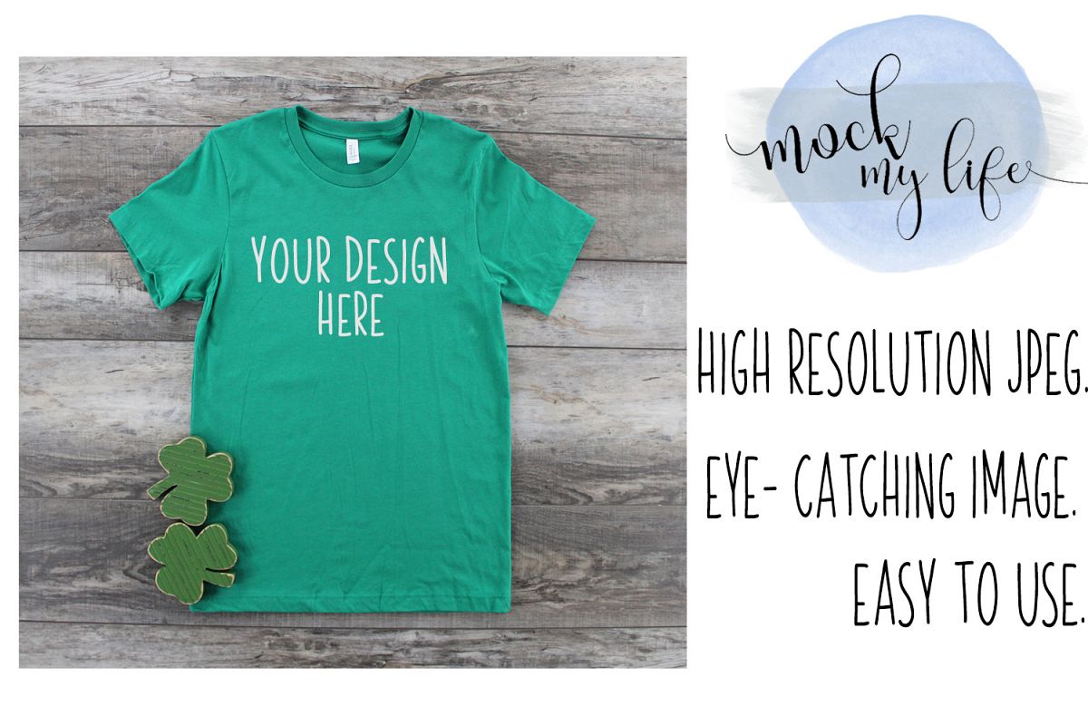 Bella Canvas Mockup / Plain Shirt Mock up example image 1