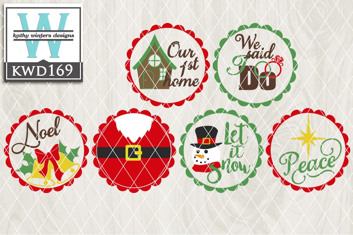 Christmas Cutting Files KWD169 example image 1