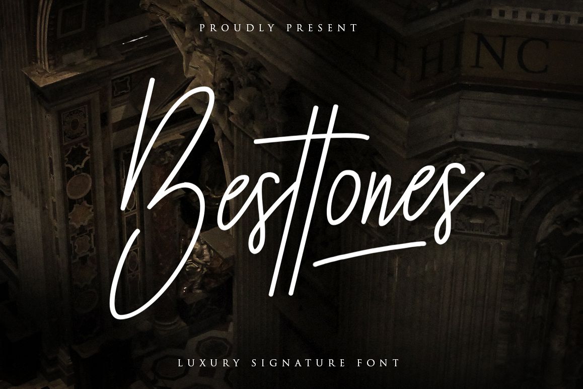 Besttones Signature Font example image 1