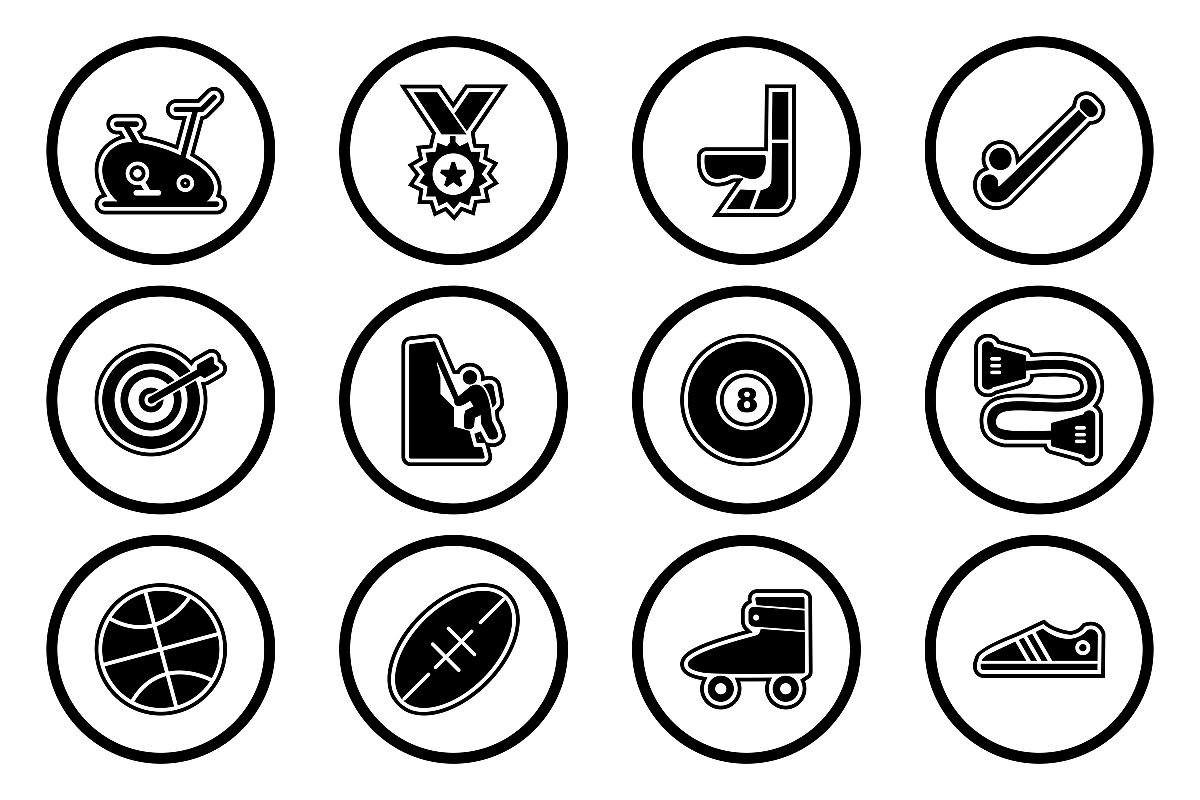 Set Of Sports And Game Icons example image 1