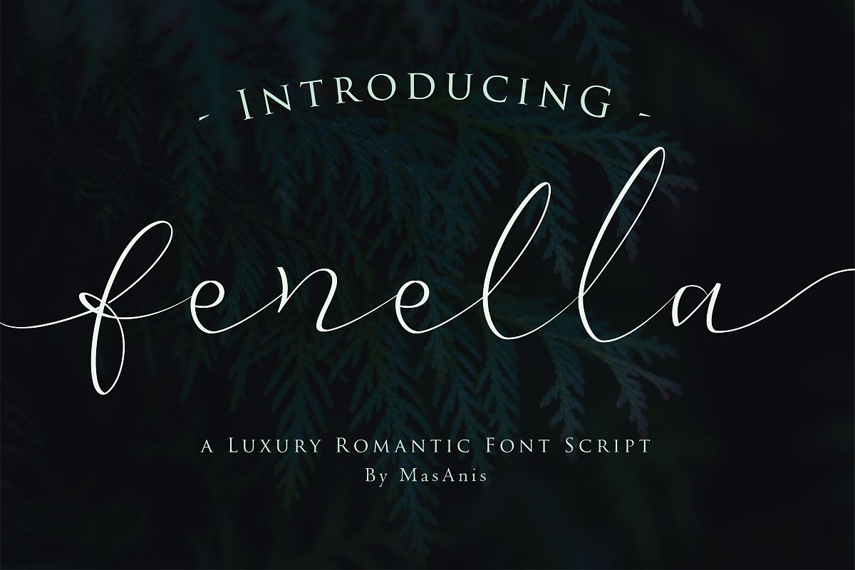Fenella - Luxury Romantic Font example image 1
