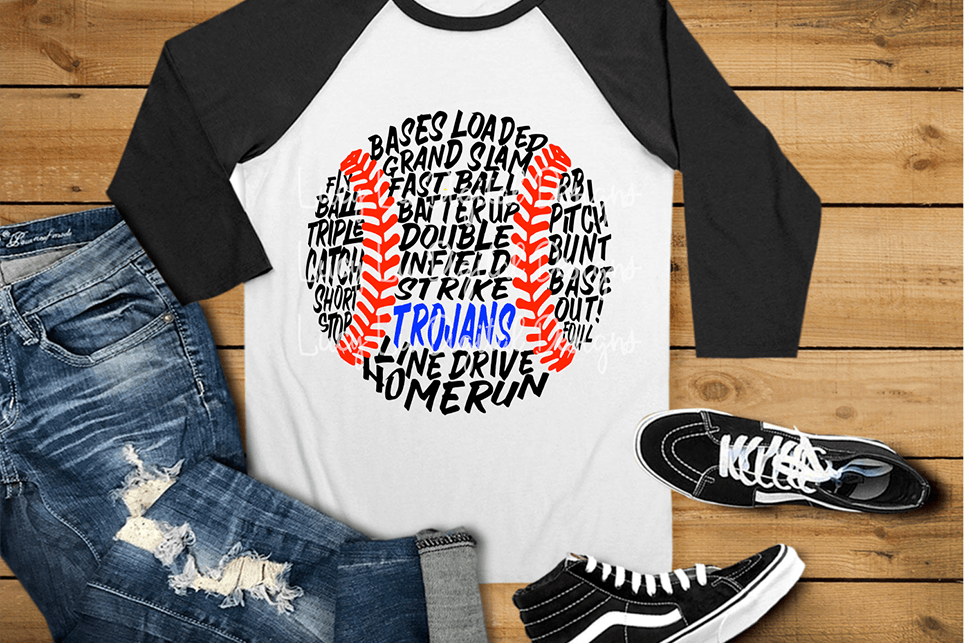 Messy Baseball Trojans example image 1