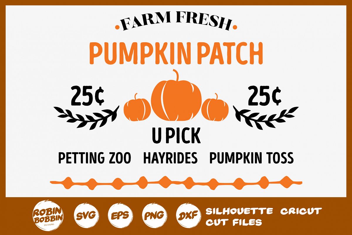 Download Pumpkin Patch Svg Fall Farmhouse Sign Svg 331900 Cut Files Design Bundles