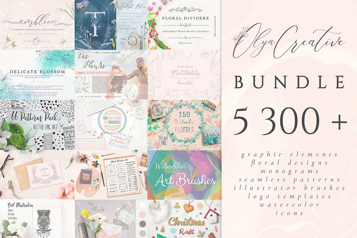 5300 in 1 Olya.Creative Bundle example image 1