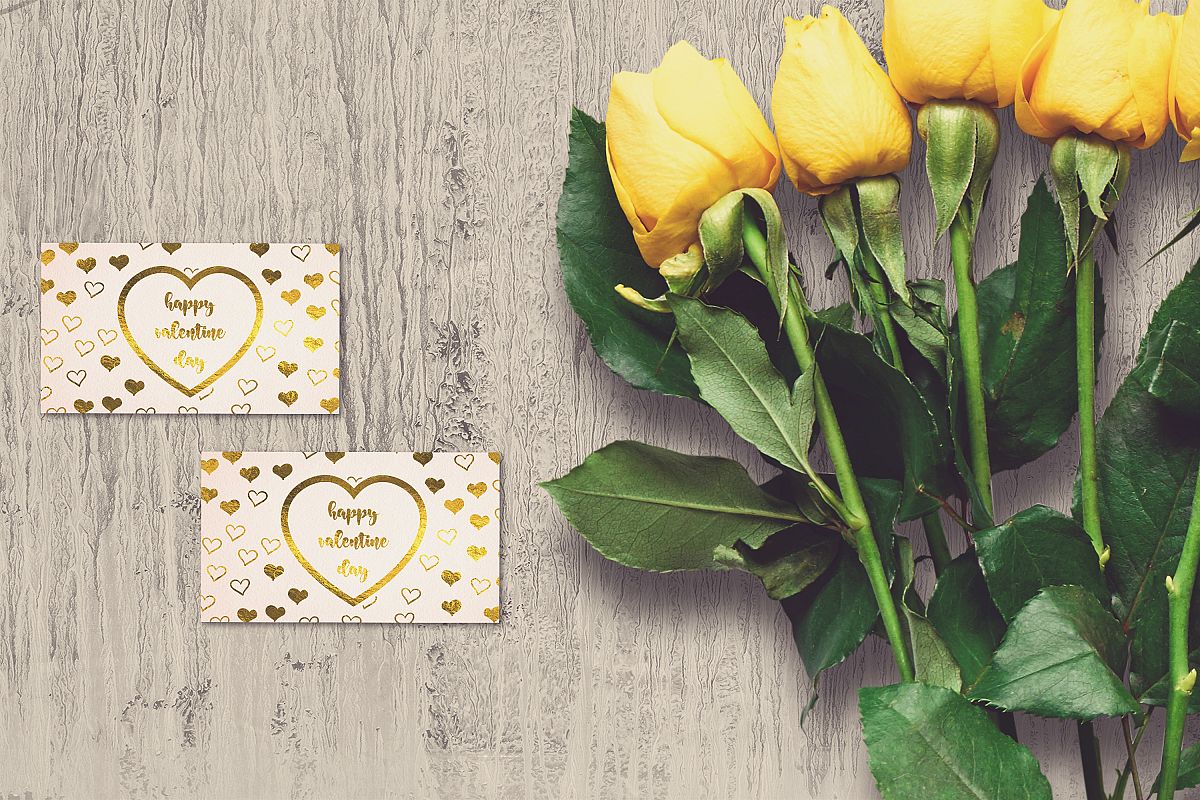 Valentine Card Mock-up #23 example image 1