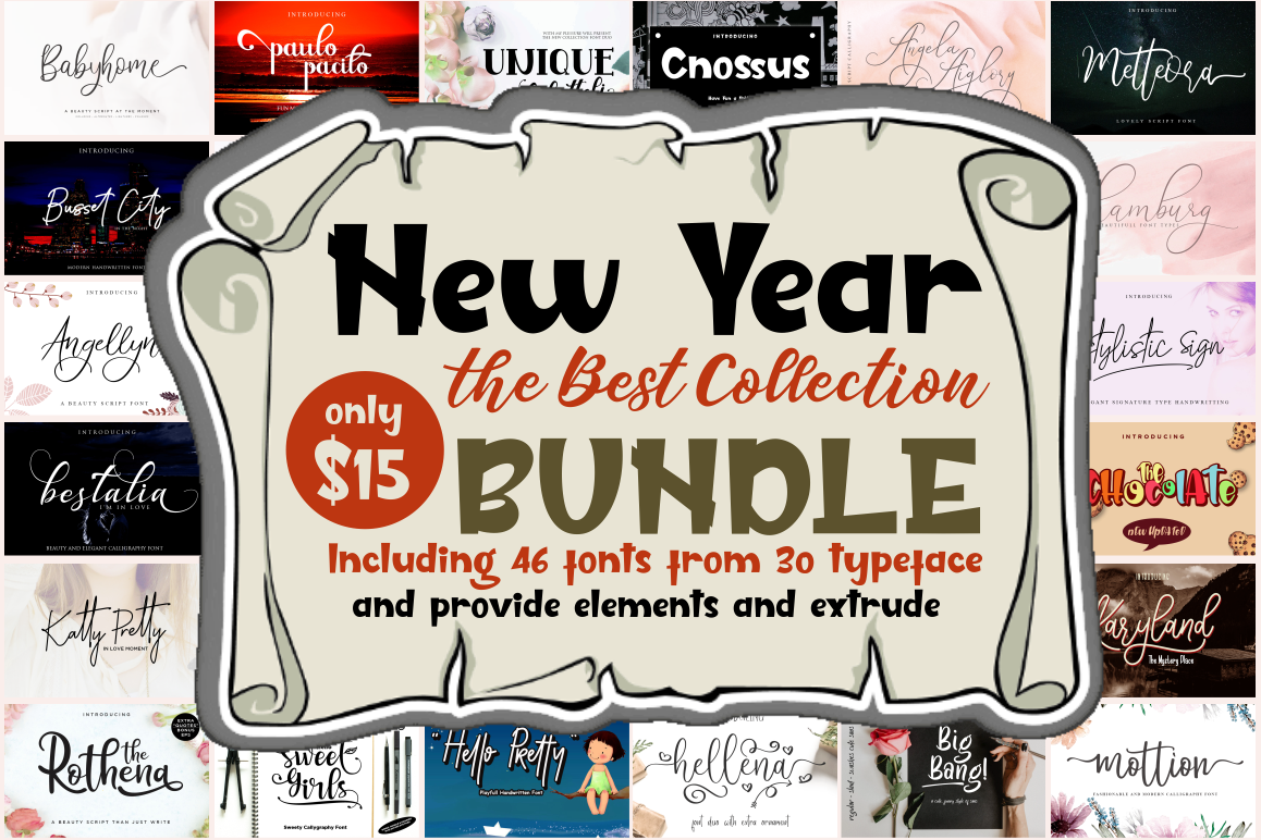 New Year Collection Bundle example image 1