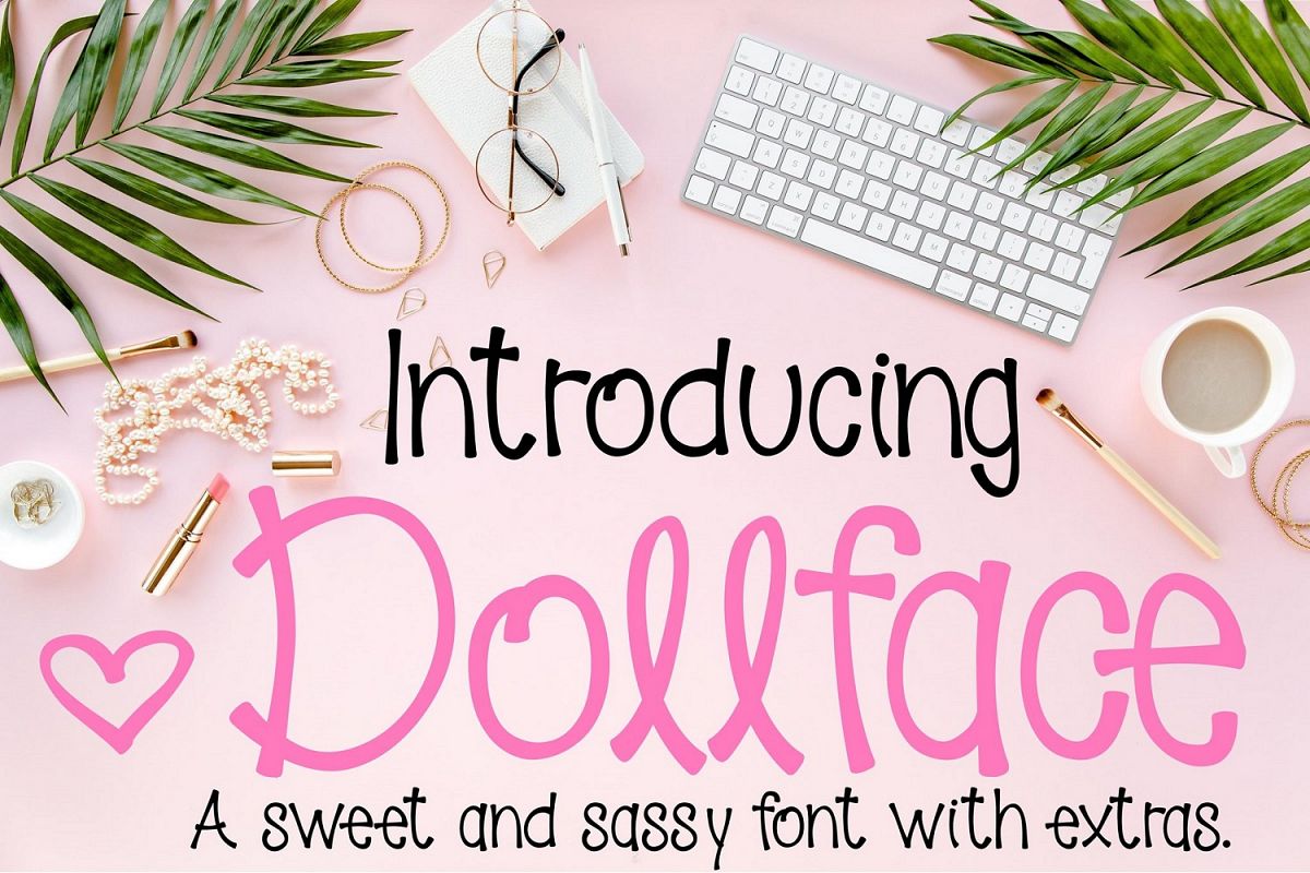 Dollface Font example image 1
