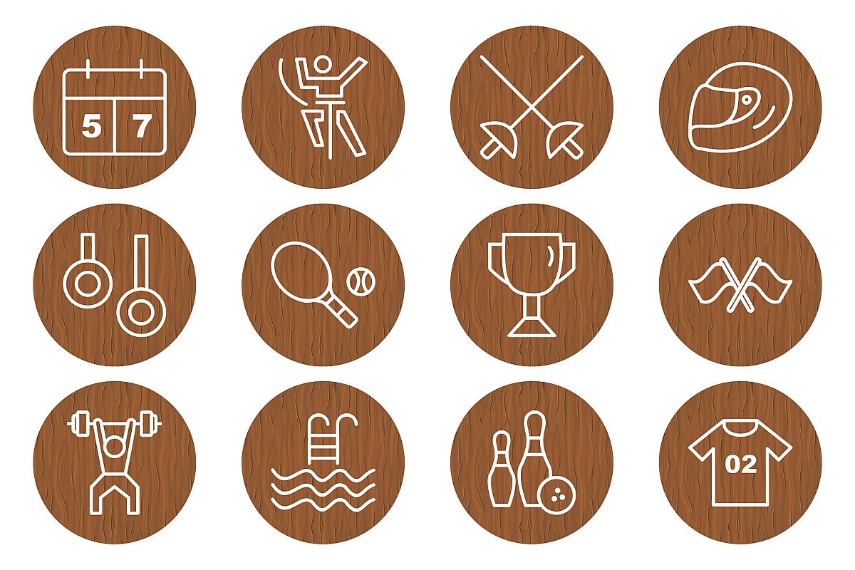 Set Of Sports And Game Icons example image 1