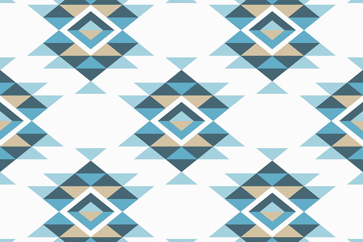 Ethnic boho seamless pattern. Retro motif. Vector illustration. example image 1