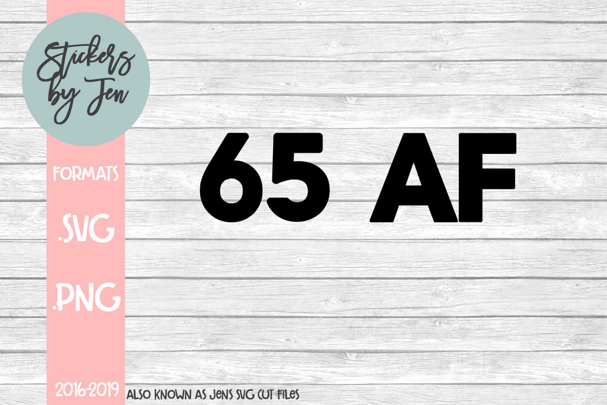 65 AF SVG Cut File example image 1