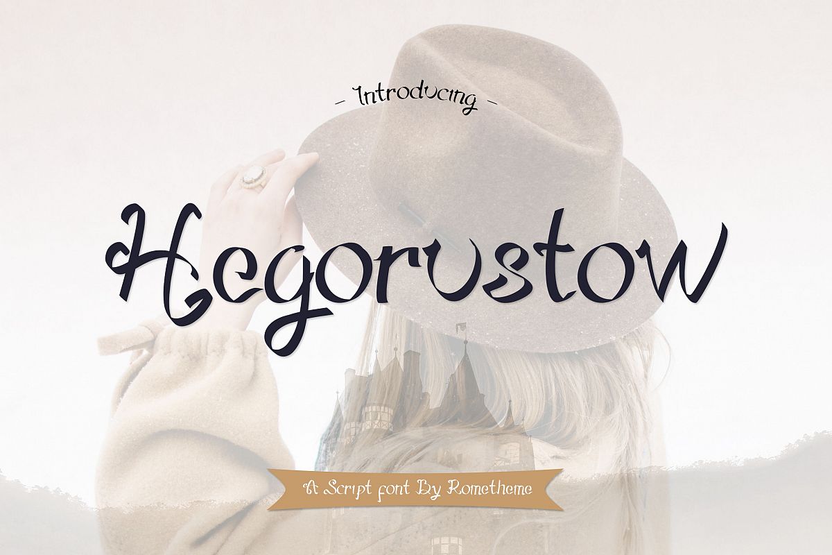 Hegorustow Font example image 1