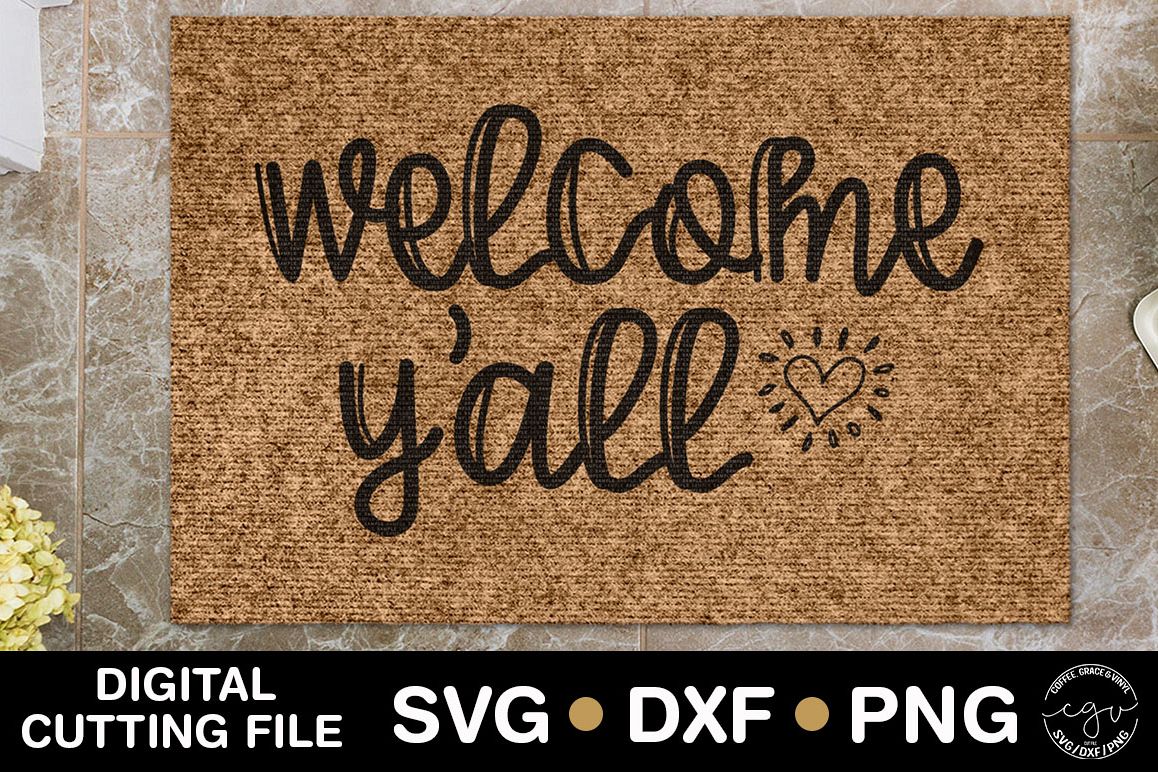 welcome-y-all-doormat-svg
