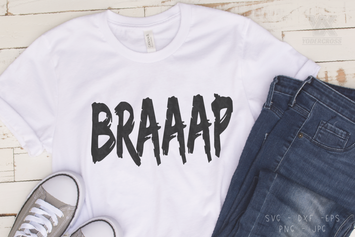 Motocross SVG, Braaap example image 1