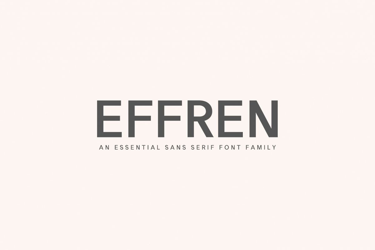 Effren An Essential Sans Serif Font example image 1