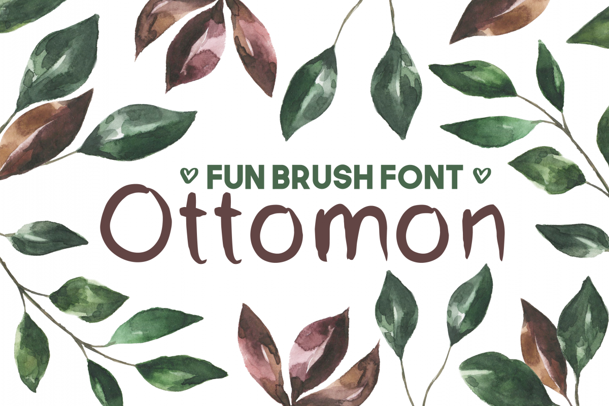 Ottomon Handwritten Brush Font example image 1