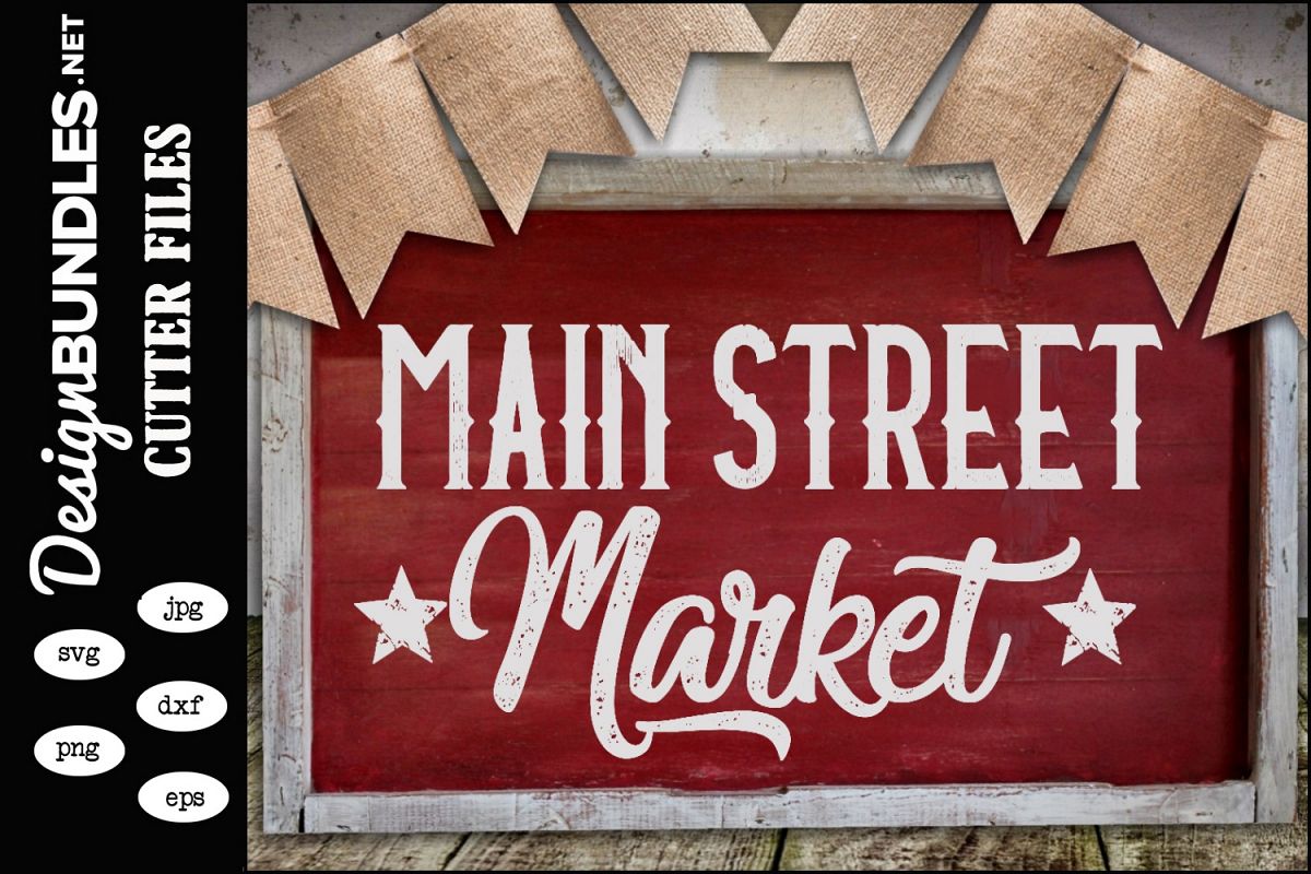 Main Street Market SVG example image 1
