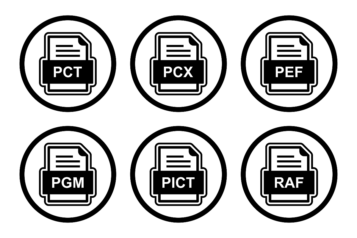 Set Of File Formats Icons example image 1