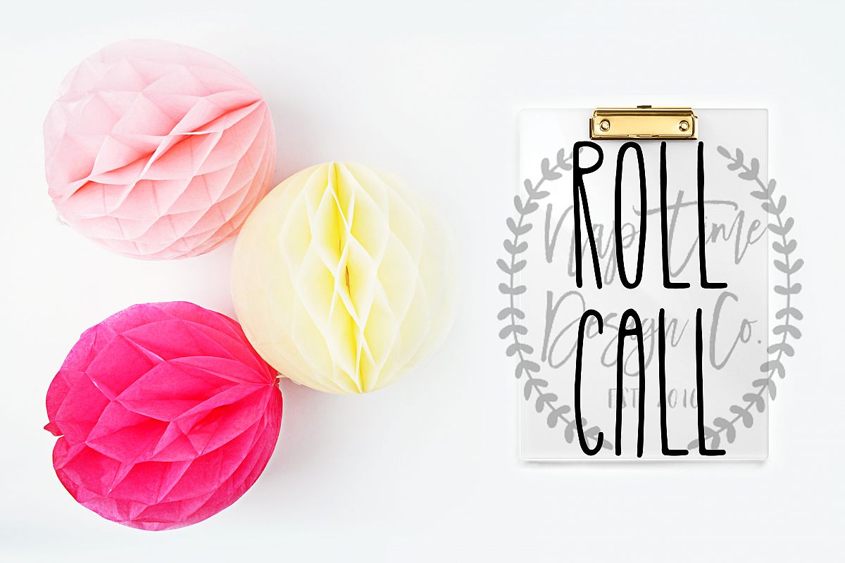 Roll Call SVG example image 1