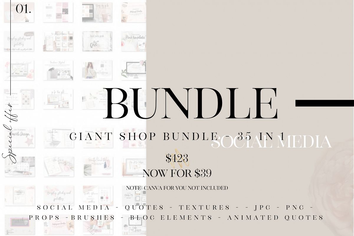 Giant shop bundle - 35 in 1 example image 1