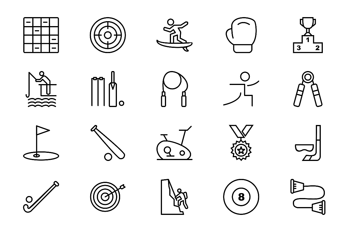 Set Of Sports And Game Icons example image 1