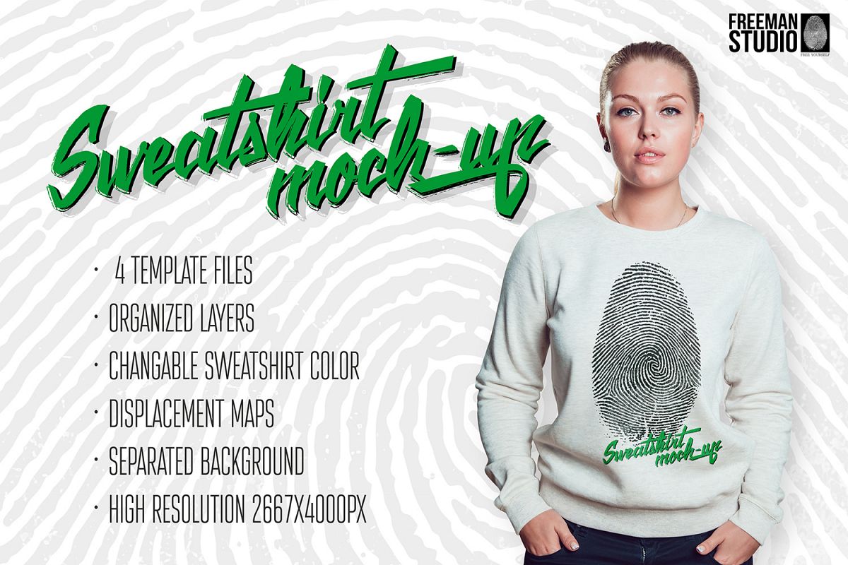 Sweatshirt Mock-Up example image 1